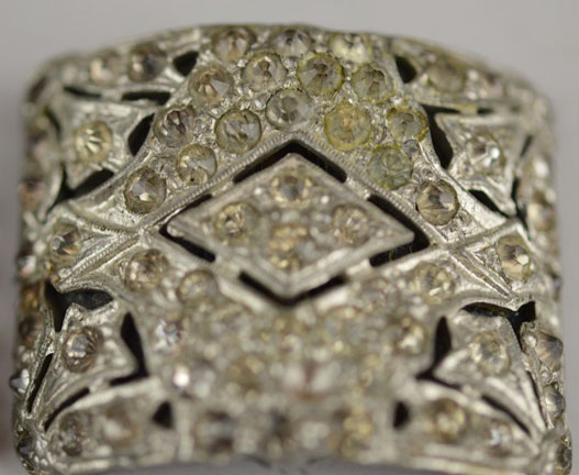 Pair of Antique Rhinestone Shoe Buckles