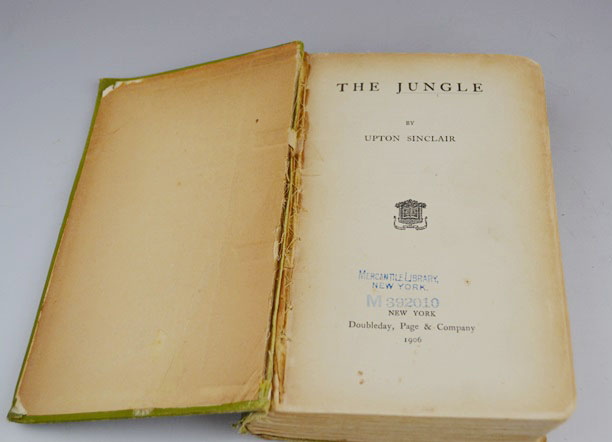 Antique Book "The Jungle" By Upton Sinclair