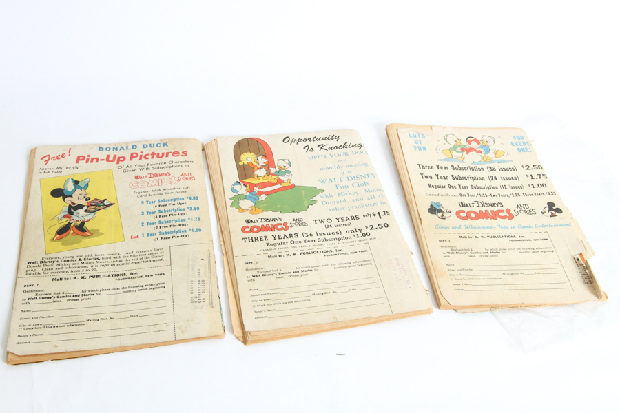 Vintage Disney Comics