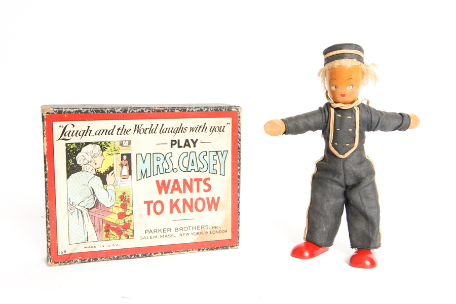 Vintage Doll and Game
