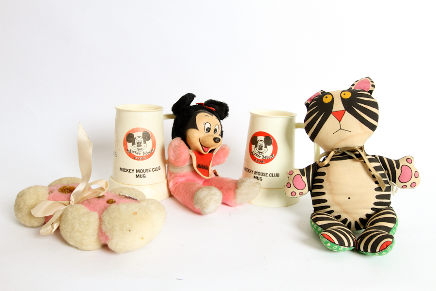 Various Toys and Mickey Items
