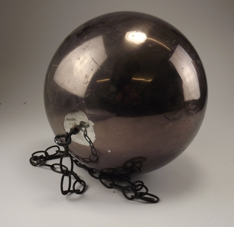 Midcentury Bronzed Metal Balls