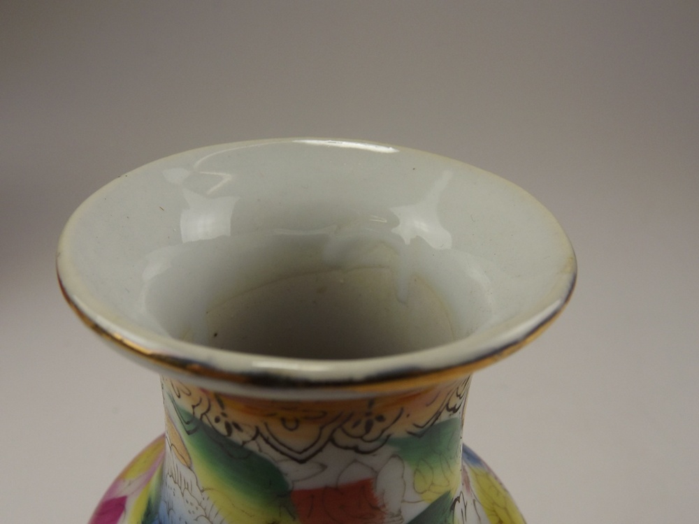 Chinese Porcelain and Modern Vase