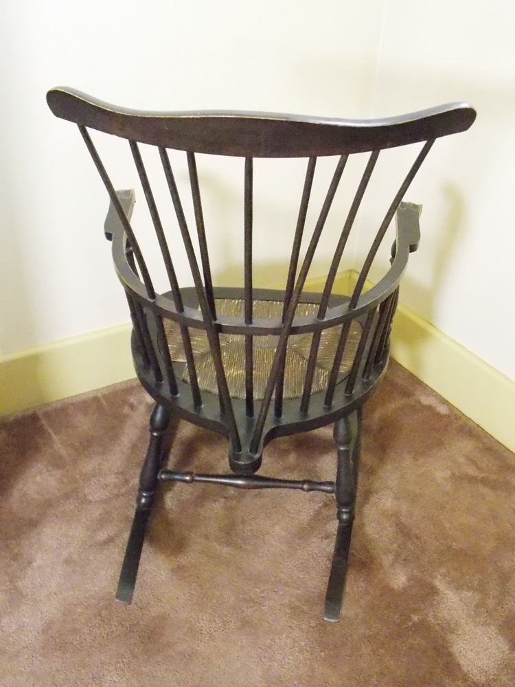 Windsor Rocking Chair with Rush Seat