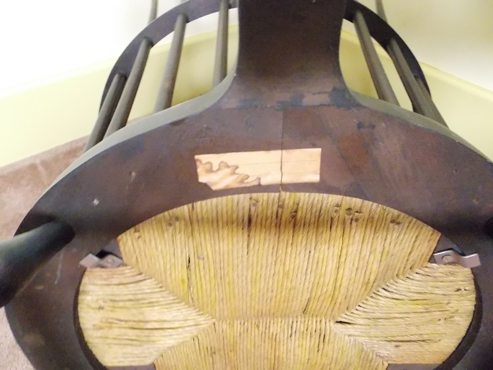 Windsor Rocking Chair with Rush Seat