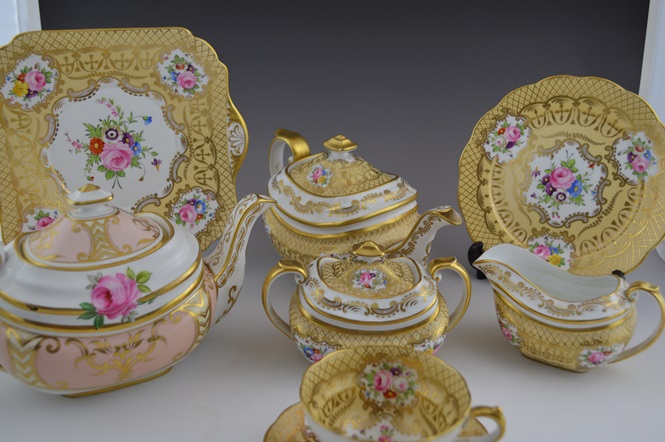 Copelands Grosvenor China Dessert and Tea Set