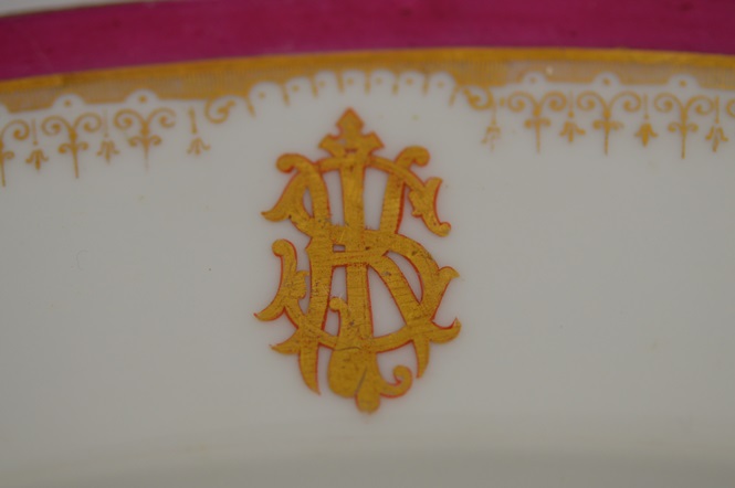  Antique French Porcelain Dinner Service "CH Pillivuyt Cie Paris EXP.1867 Medaille D'OR"