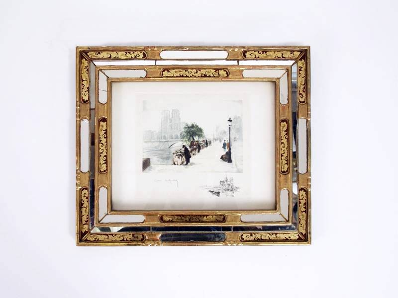 Henri Le Riche Etching of Notre Dame