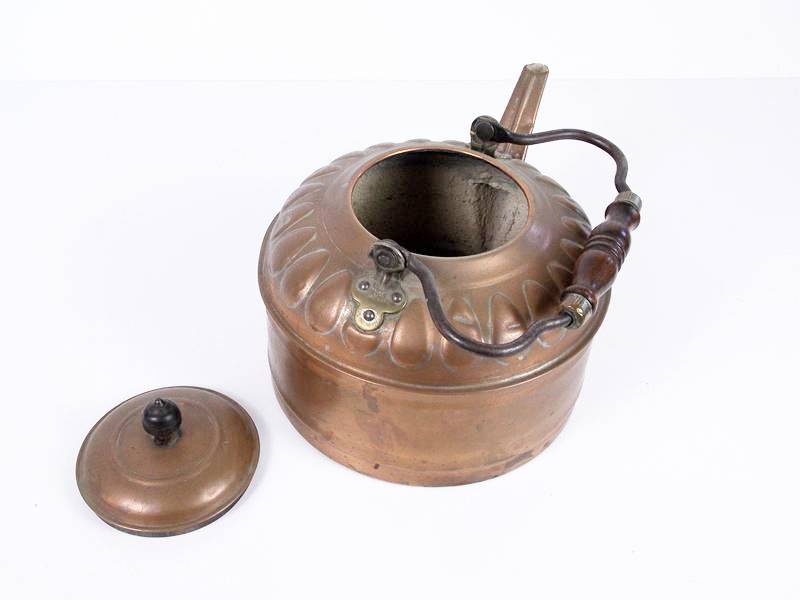 Large Antique Copper Kettle