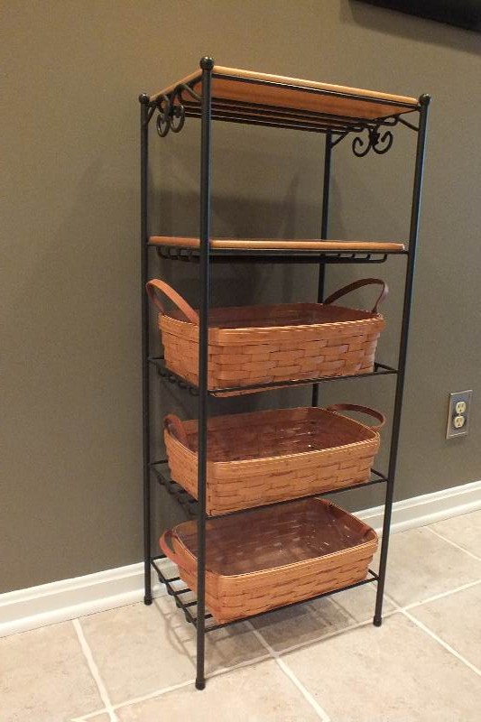 Longaberger wrought iron stand