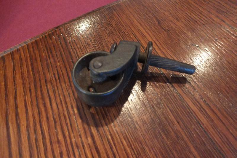 Antique oak drop leaf table