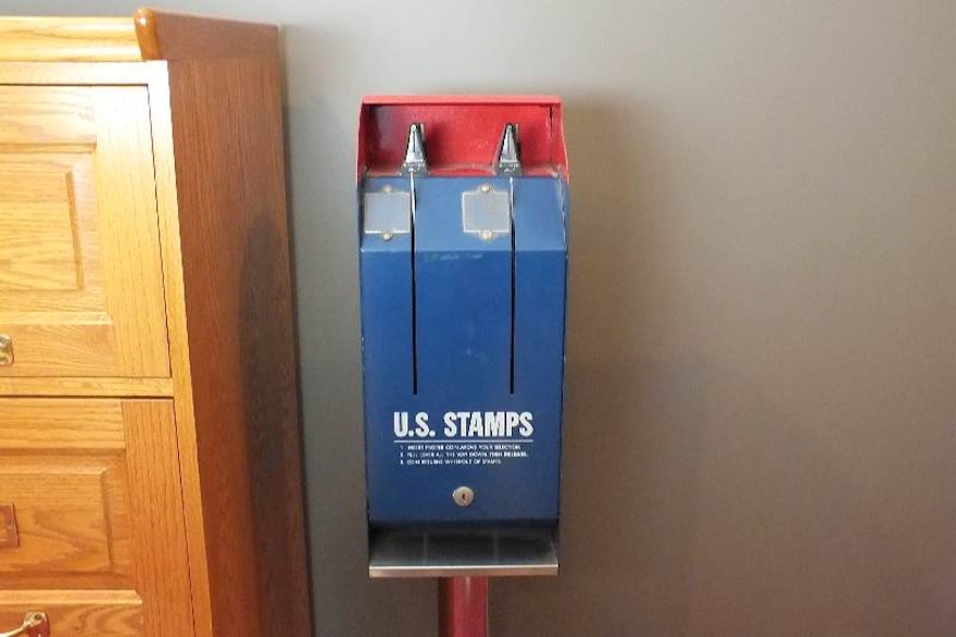 Free standing Stamp Machine from the US Post Office
