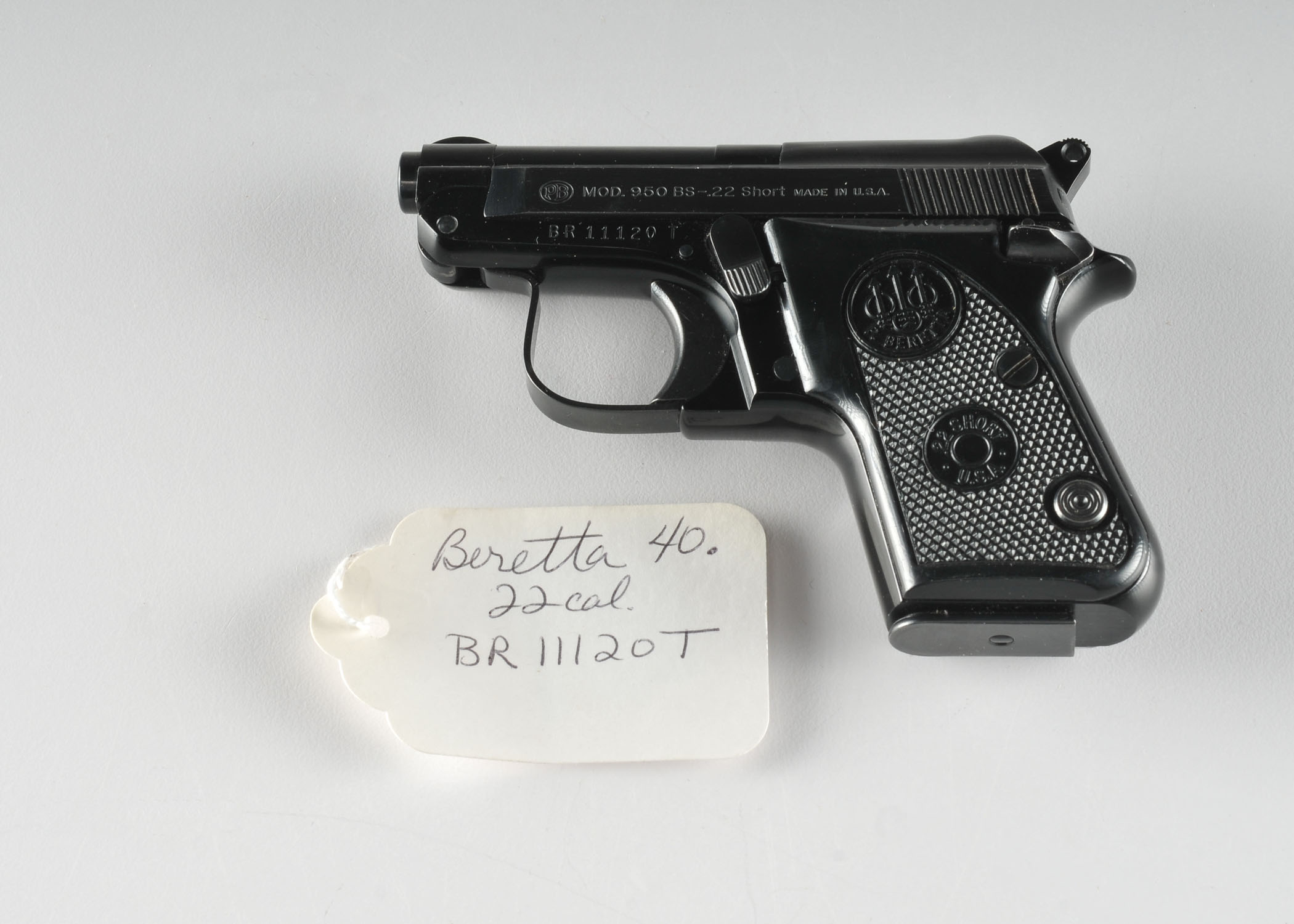 Beretta .22 Caliber semi-automatic handgun