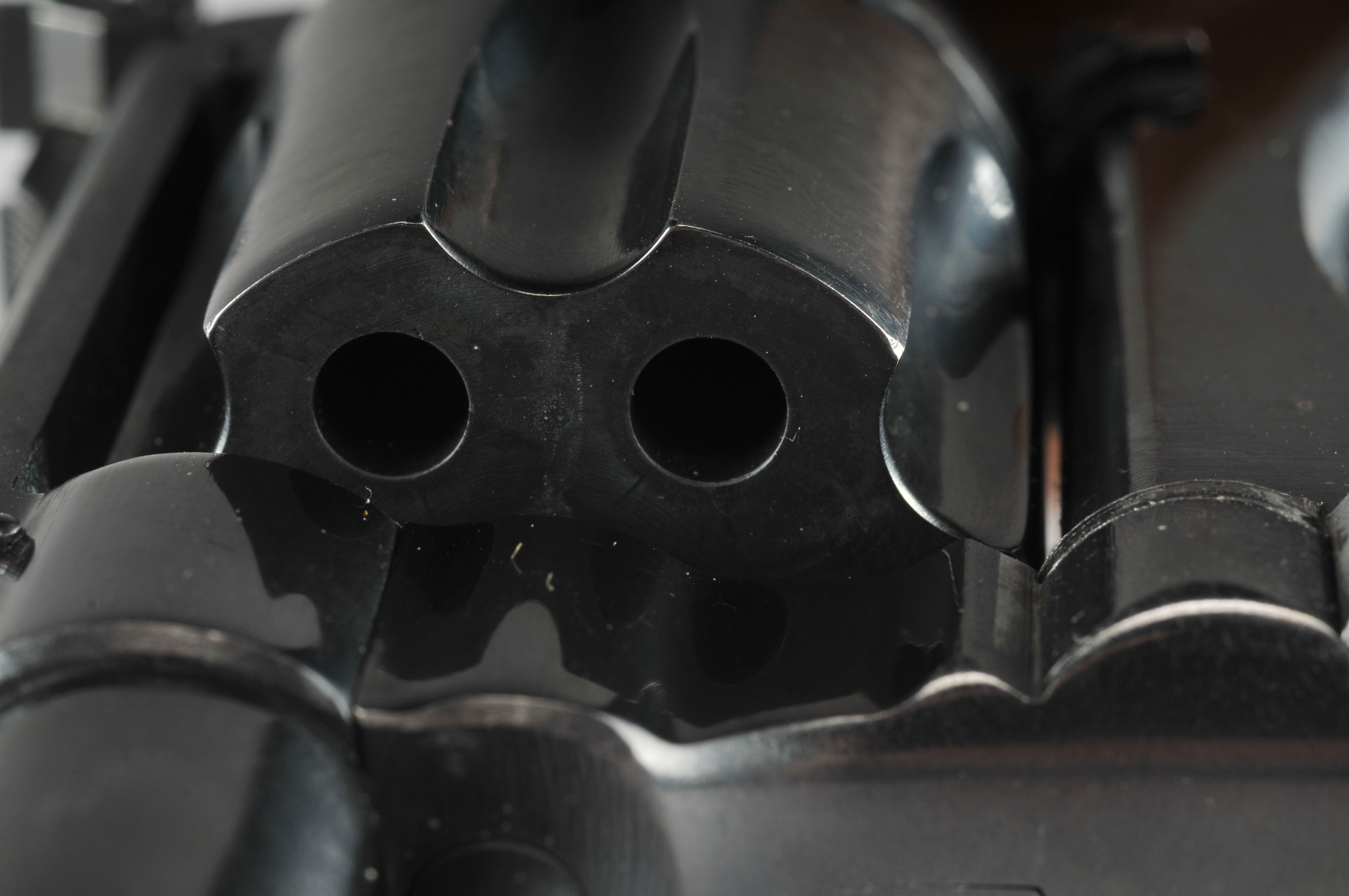 Smith and Wesson .22 Caliber revolver with target grips