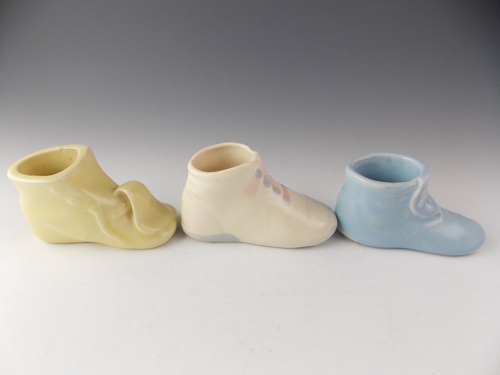Vintage Ceramic Baby Shoes