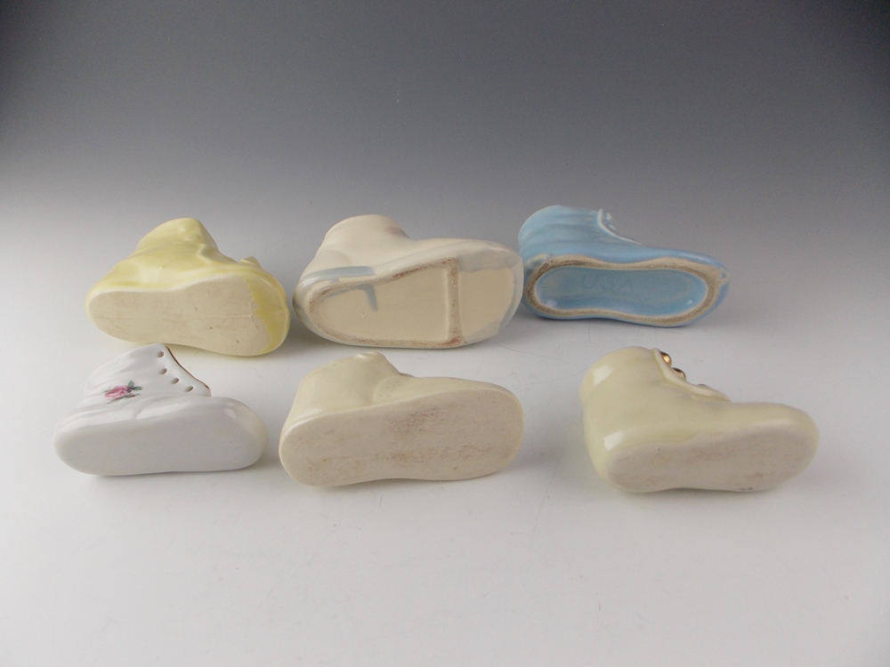 Vintage Ceramic Baby Shoes