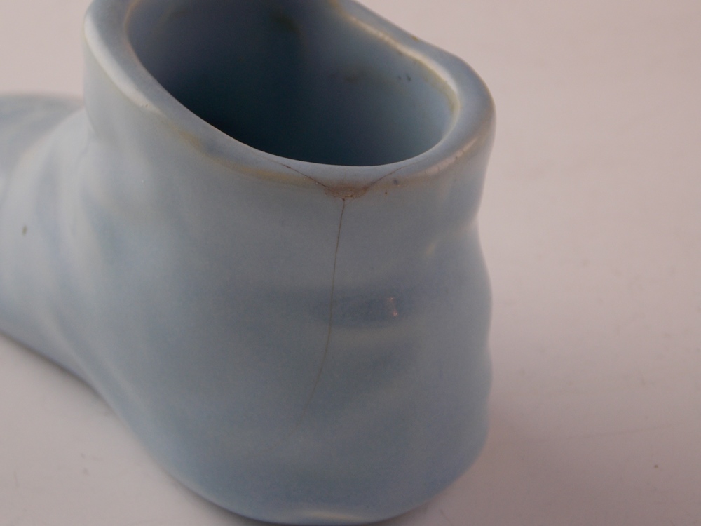 Vintage Ceramic Baby Shoes