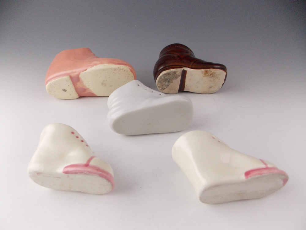 Vintage Ceramic Baby Shoes