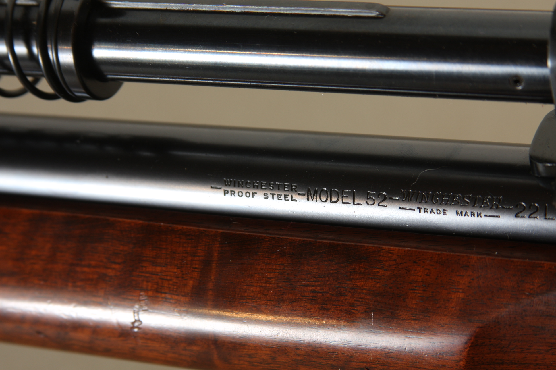 Winchester Model 52 .22 Caliber rifle with Super Target Sport Scope