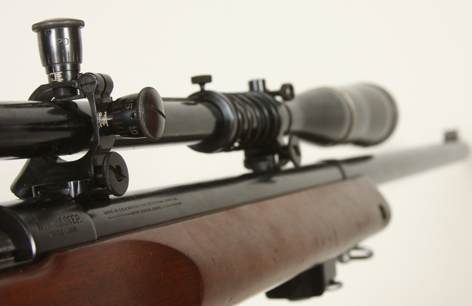 Winchester Model 52 .22 Caliber rifle with Super Target Sport Scope