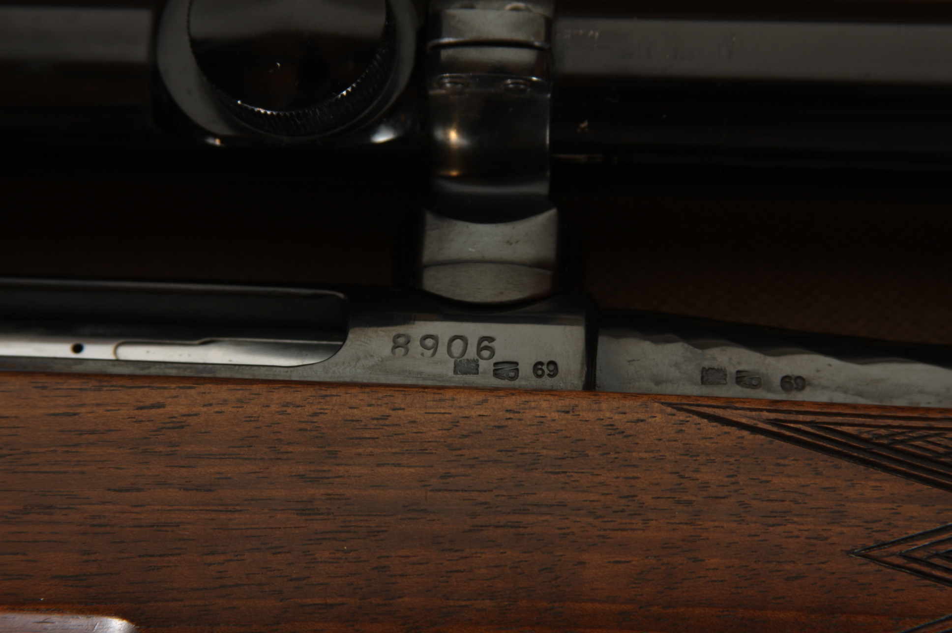 Steyr-Daimler-Puch AG Mannlicher Model SL .223 Caliber rifle with Bushnell Banner 10 X 40 scope