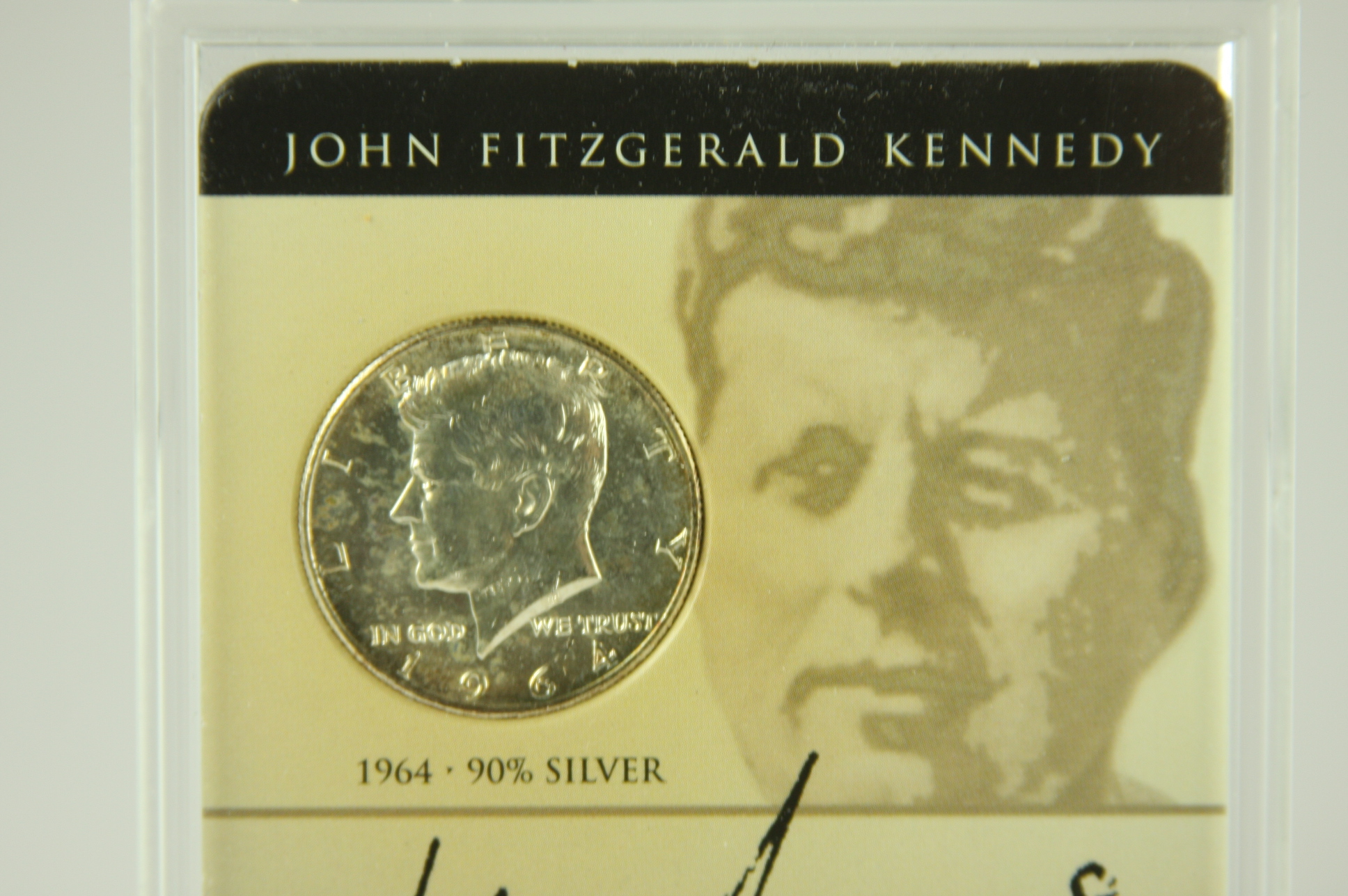 John F. Kennedy coin and stamp commemorative set 