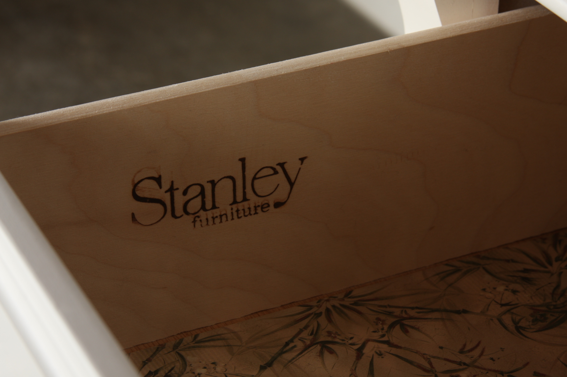 Stanley Furniture White Bachelor's Chest of Drawers