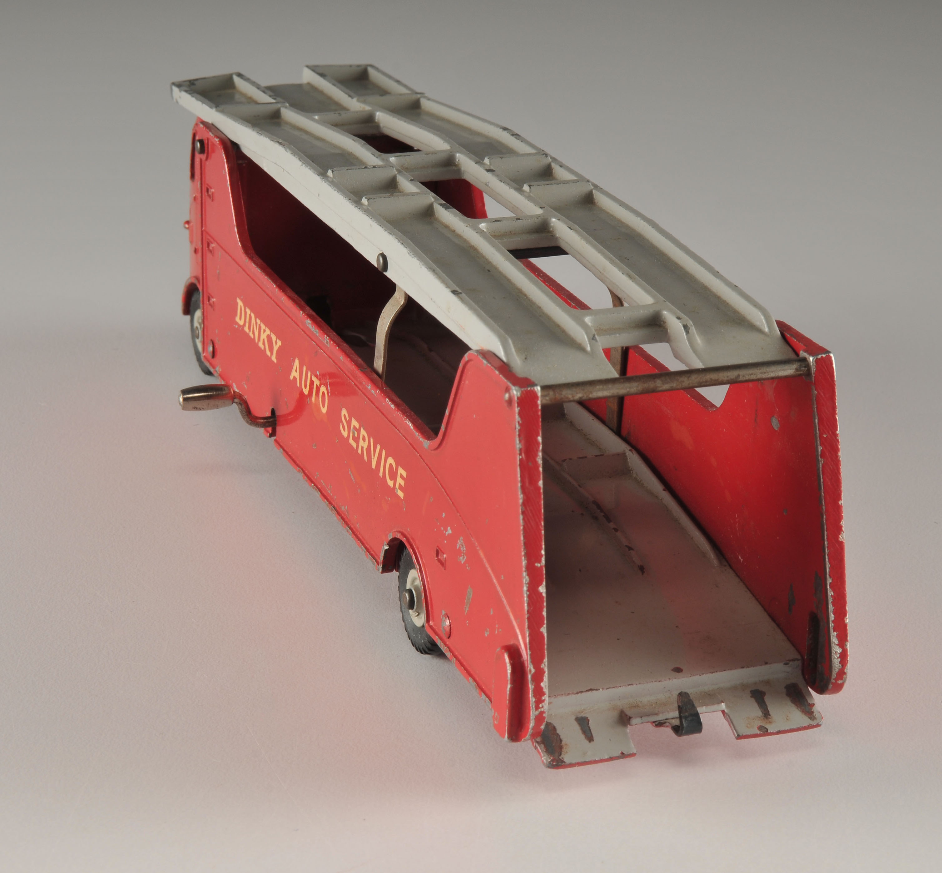 Five vintage Dinky Toys metal cars