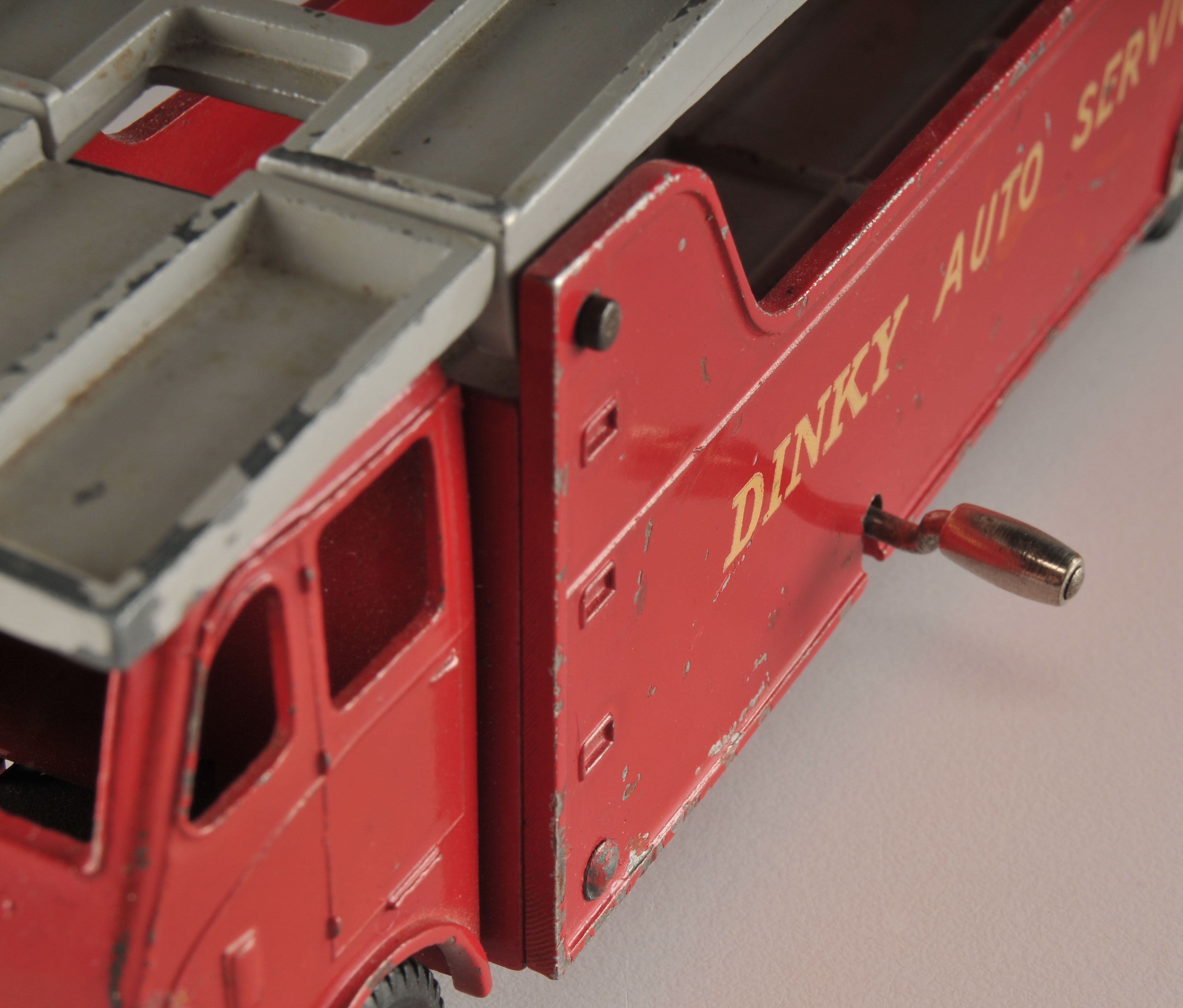 Five vintage Dinky Toys metal cars