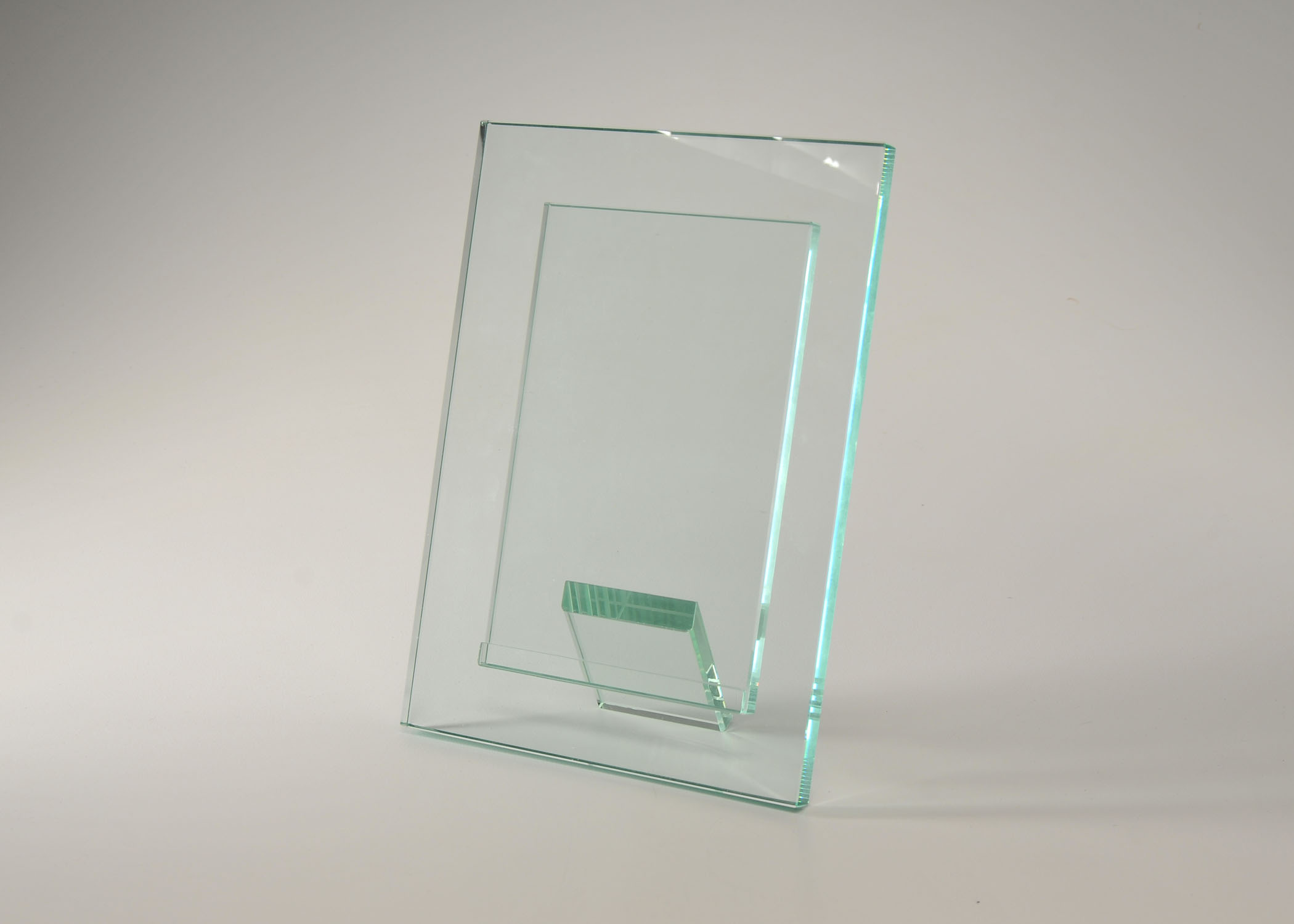 Thick Tempered Glass Picture Frame