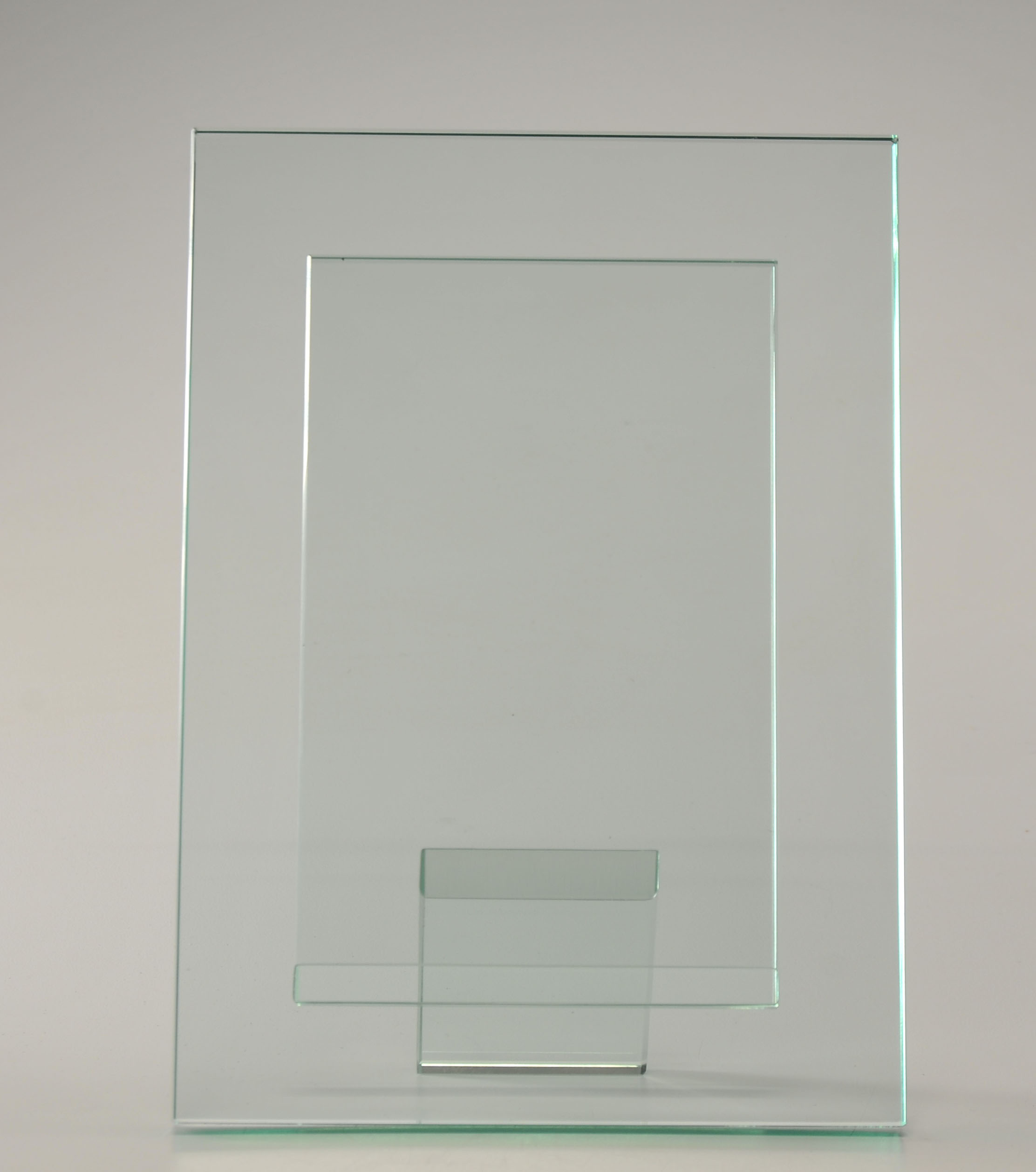 Thick Tempered Glass Picture Frame