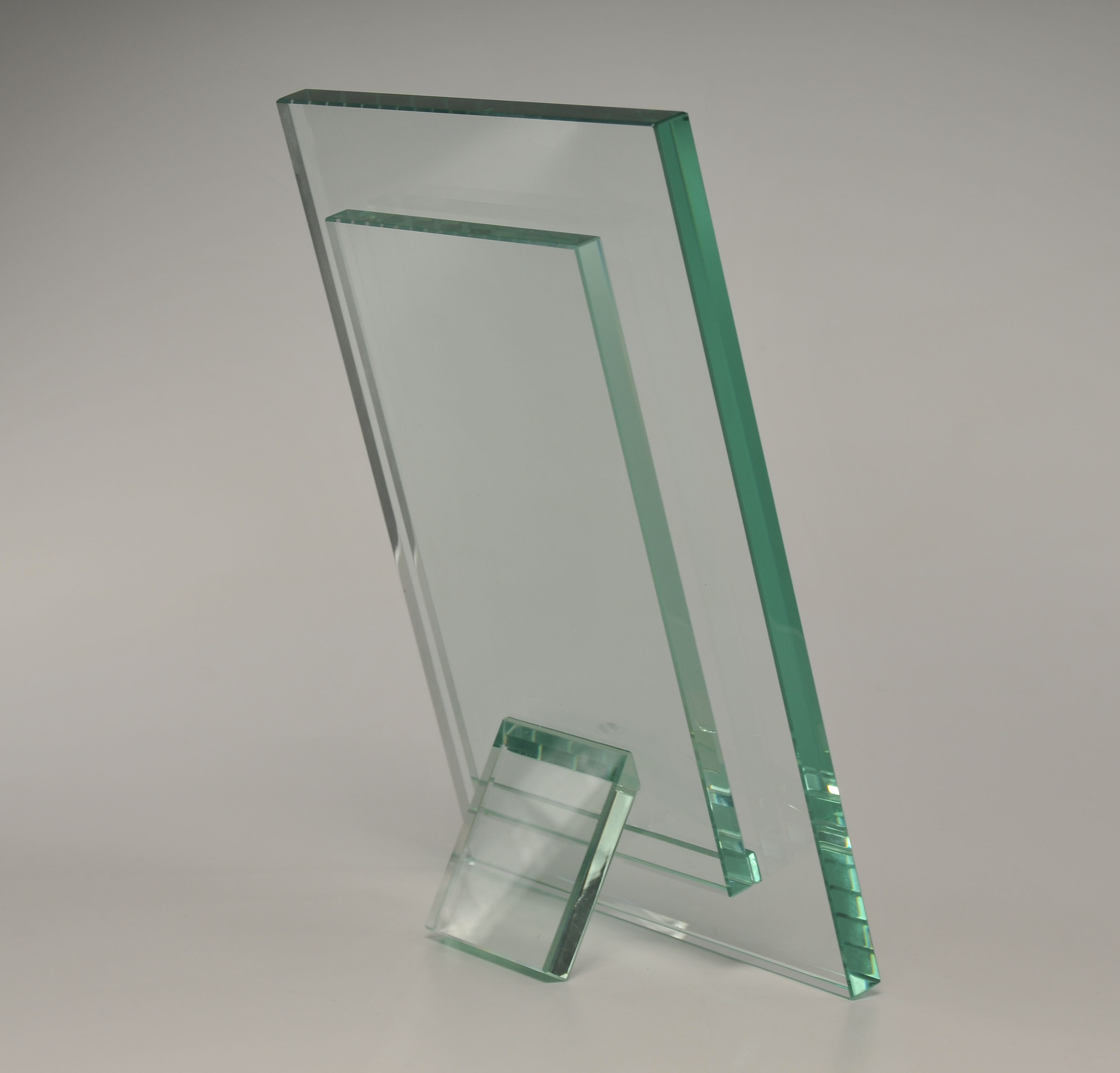 Thick Tempered Glass Picture Frame