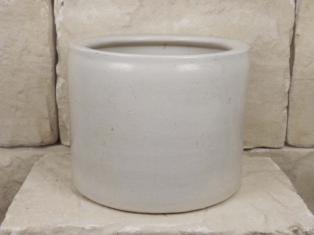 White Glazed Pot/Planter
