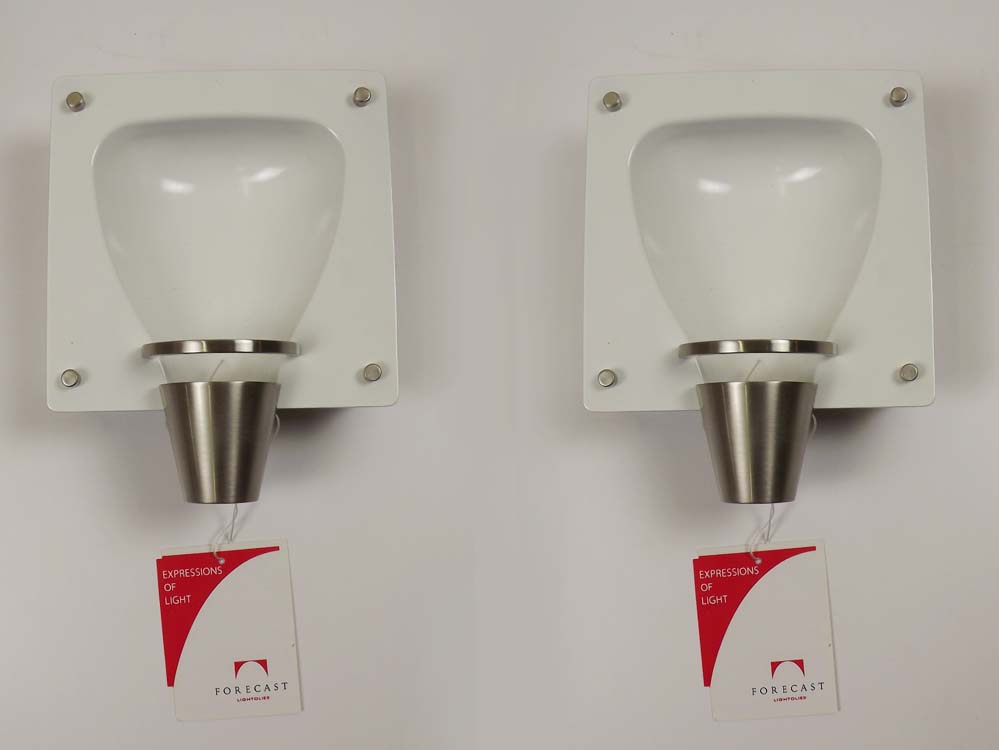 Pair of Modern Lightolier Sconces