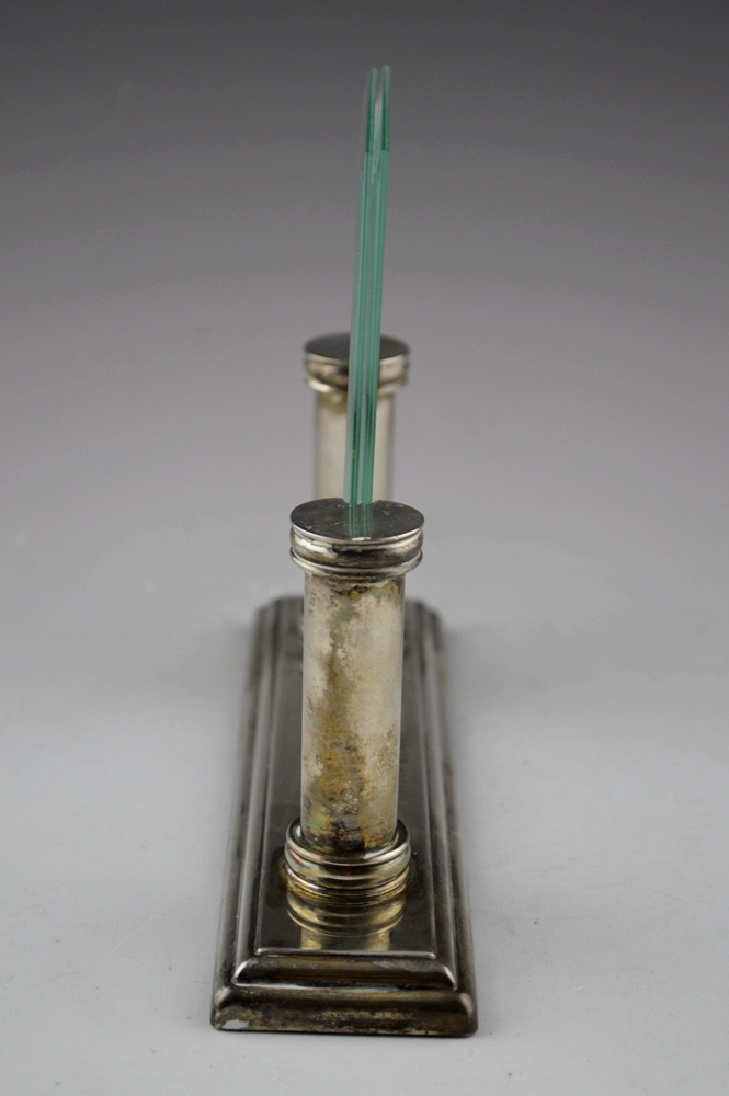 Silver Plate Desk Items