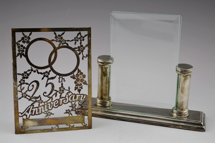 Silver Plate Desk Items