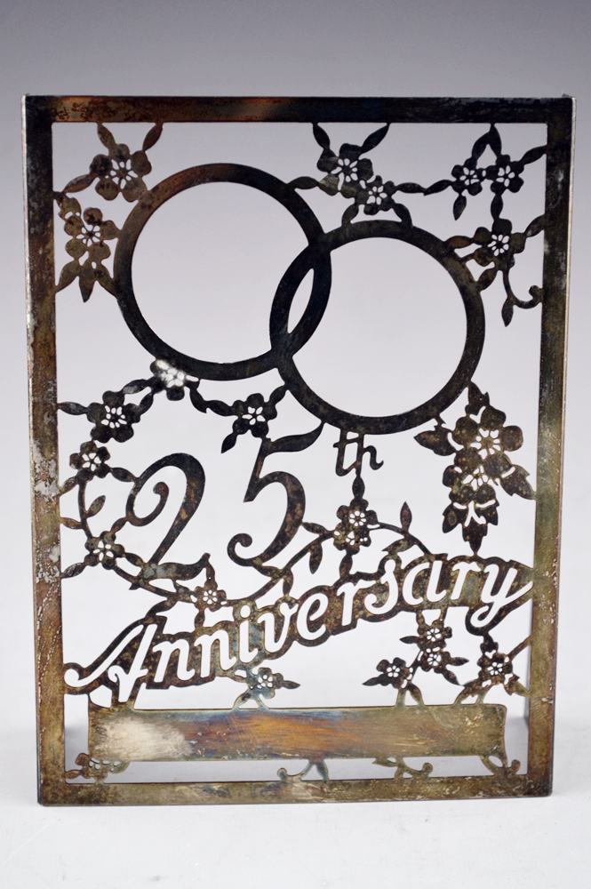 Silver Plate Desk Items