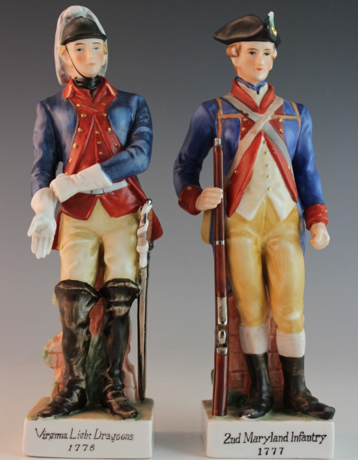 Porcelain Civil War Figurines 