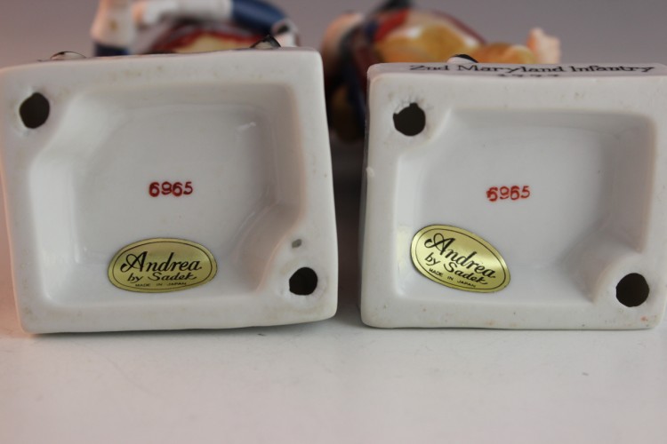 Porcelain Civil War Figurines 