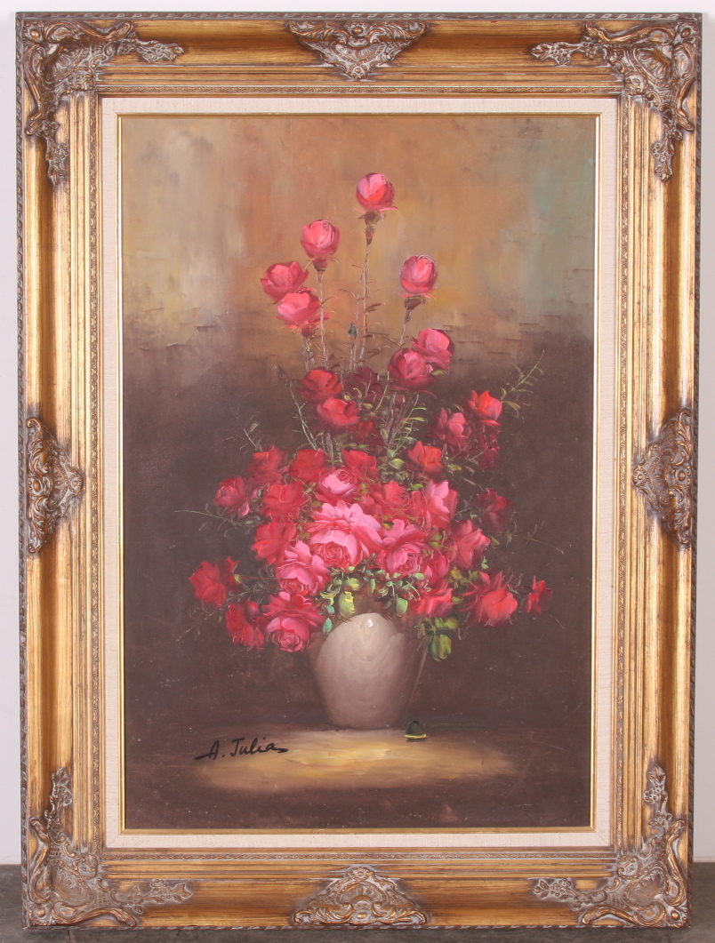 A. Julia Original Oil on Canvas
