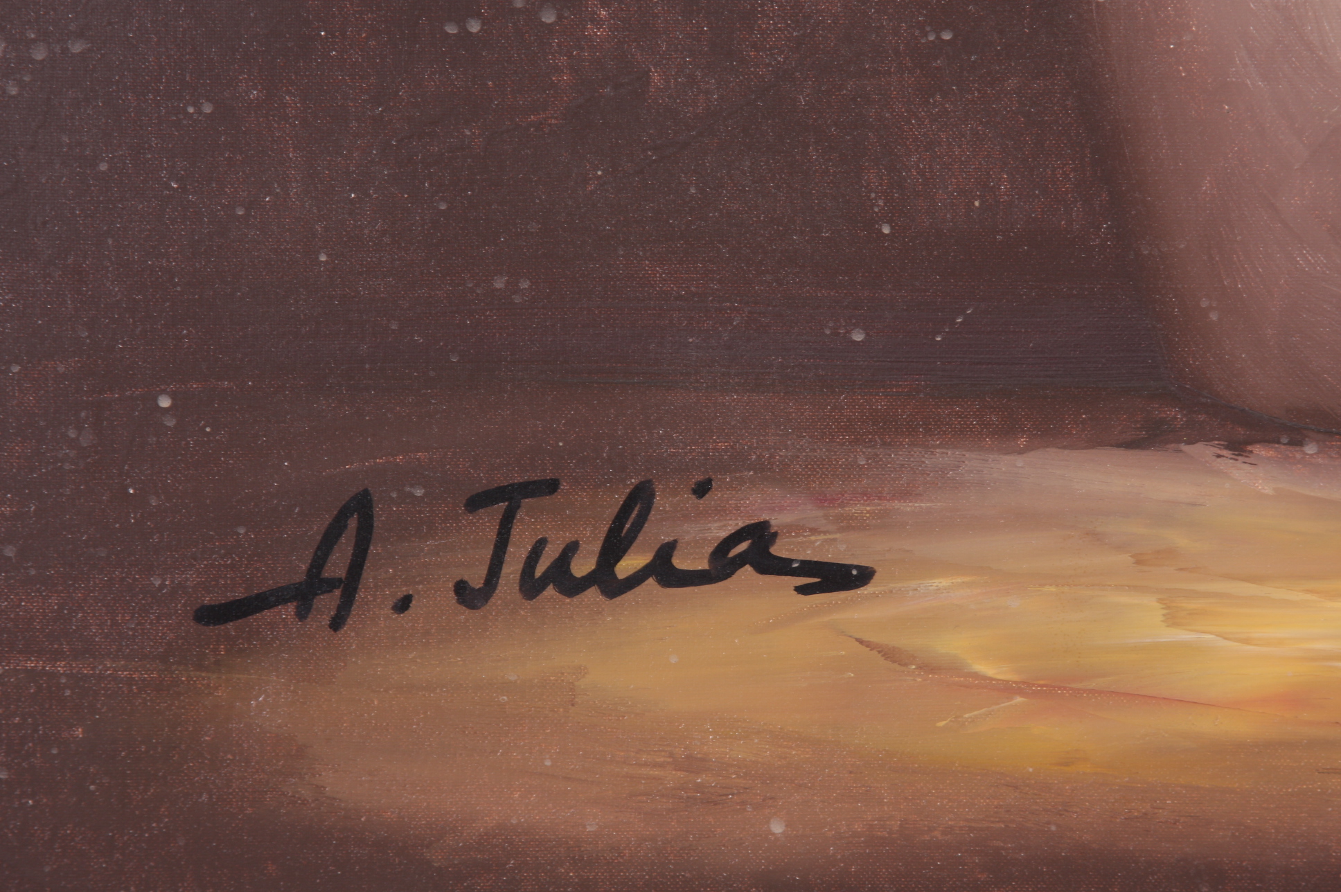 A. Julia Original Oil on Canvas