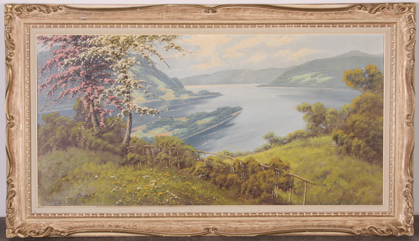 Original Joseph Dande Oil on Canvas Painting