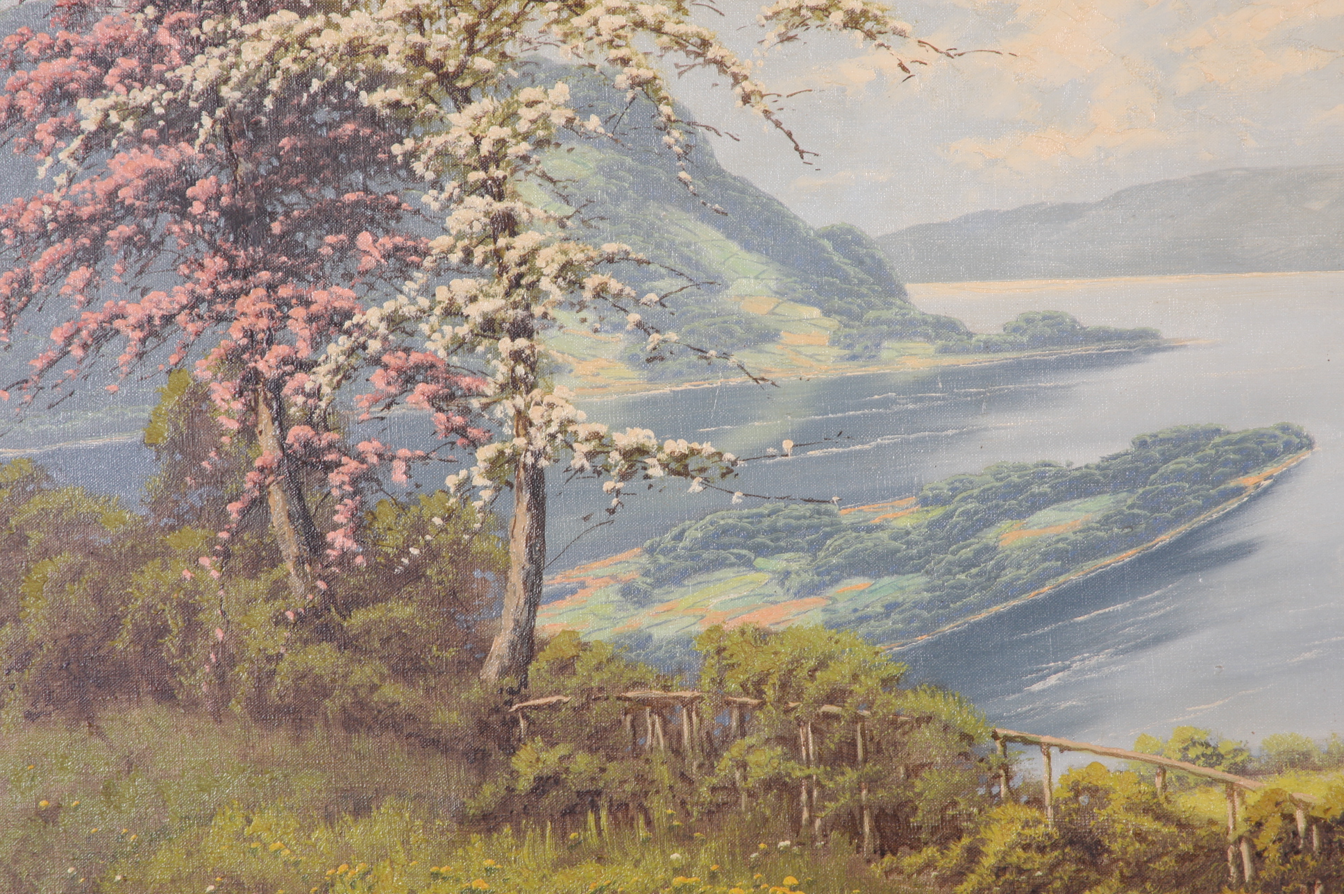 Original Joseph Dande Oil on Canvas Painting