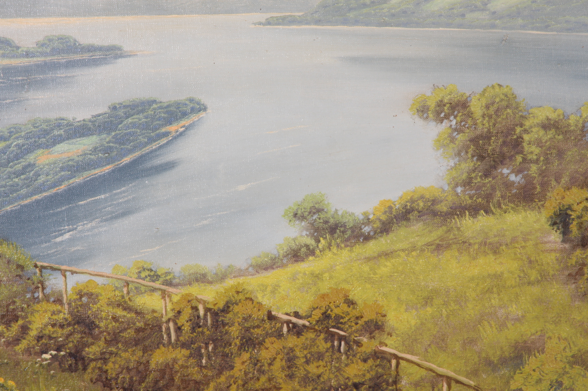 Original Joseph Dande Oil on Canvas Painting