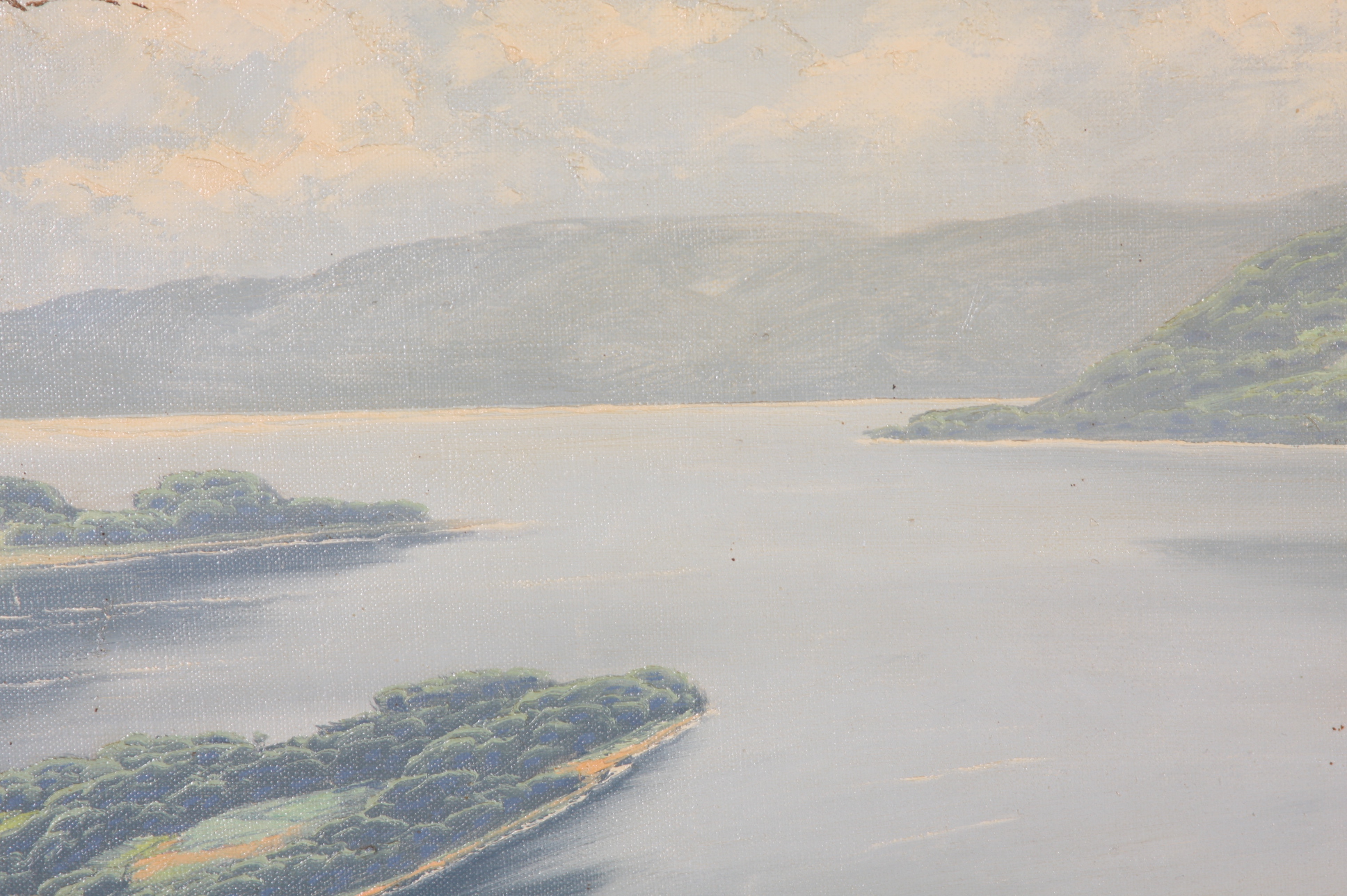 Original Joseph Dande Oil on Canvas Painting