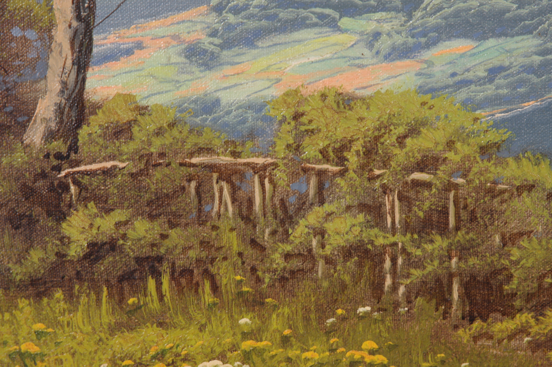 Original Joseph Dande Oil on Canvas Painting