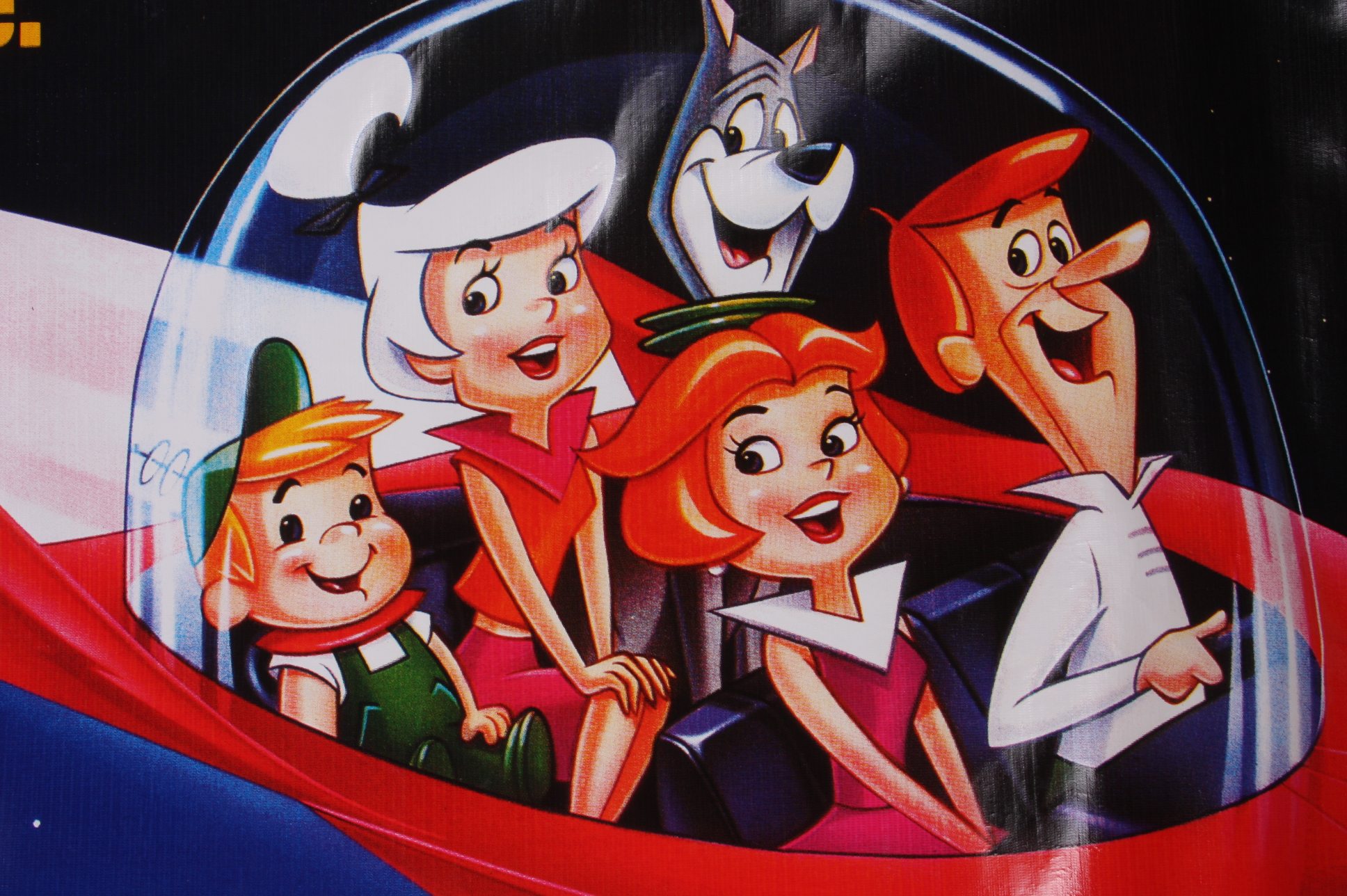 1990 The Jetsons Movie Vinyl Banner