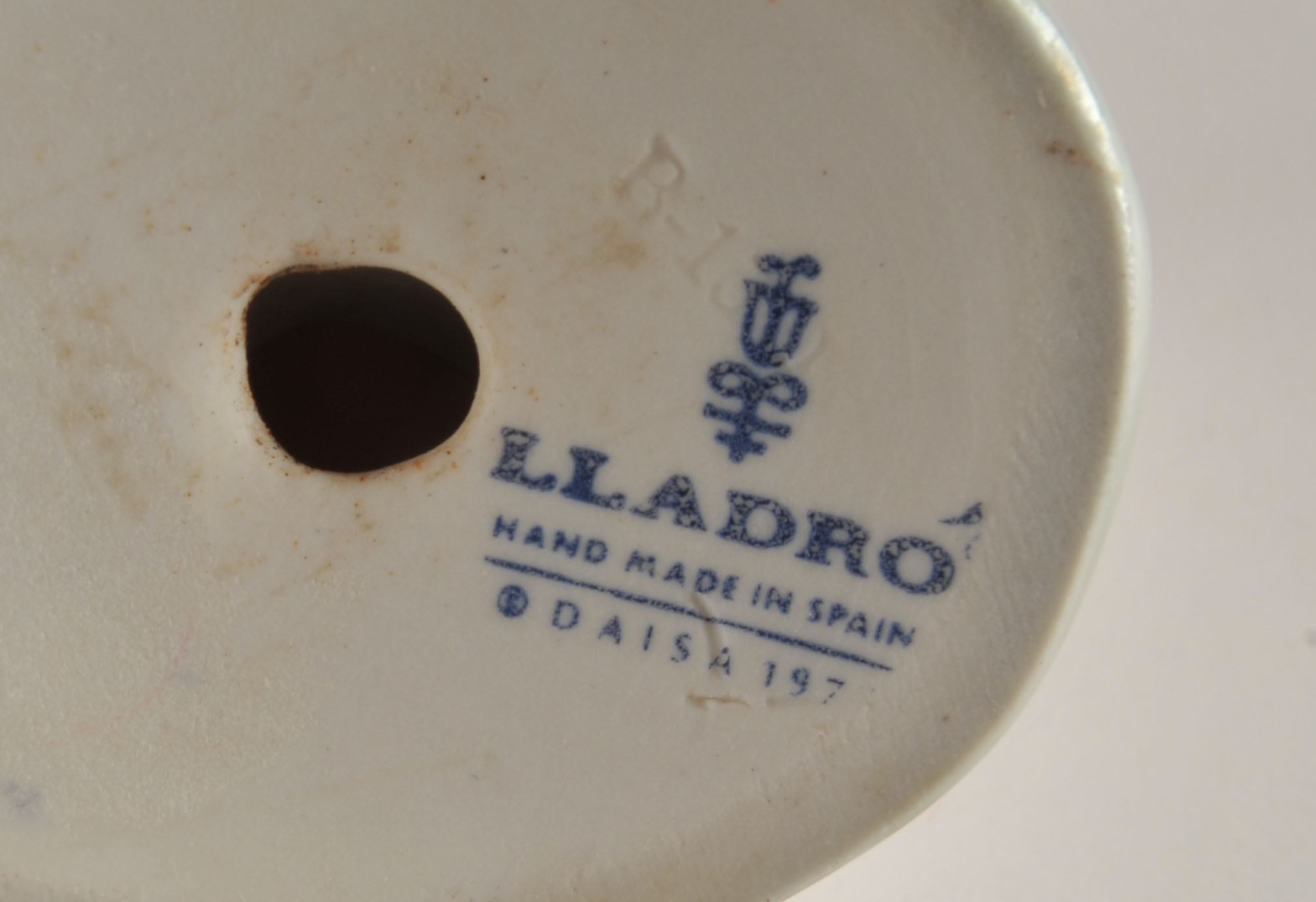 Lladro Duck Figurine and Small Miniature Metal Dog