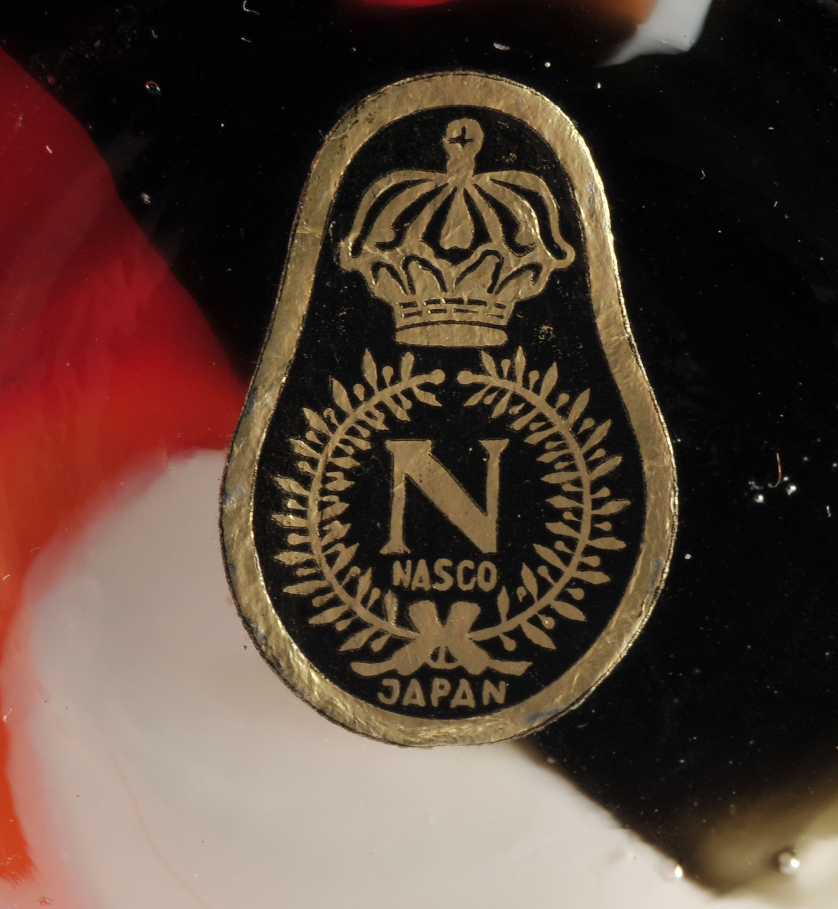 Two handblown vintage Nasco glass vases