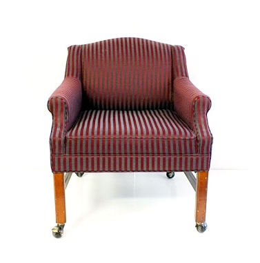 American of Martinsville Furniture Co. upholstered low back arm chair